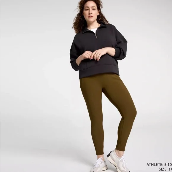 CALIA Women's Soft Scuba Mock Neck 1/4 Zip NWT - Picture 6 of 7